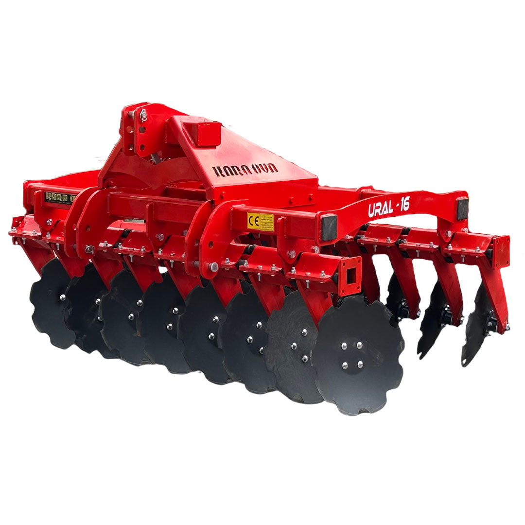 20 Disc 250 cm Ural Garden Series Rubber Type Multi Disc Harrow